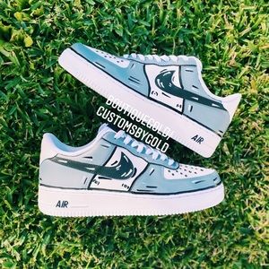 Nike Air Force 1 Cartoon Pop Art Sketch CUSTOMS